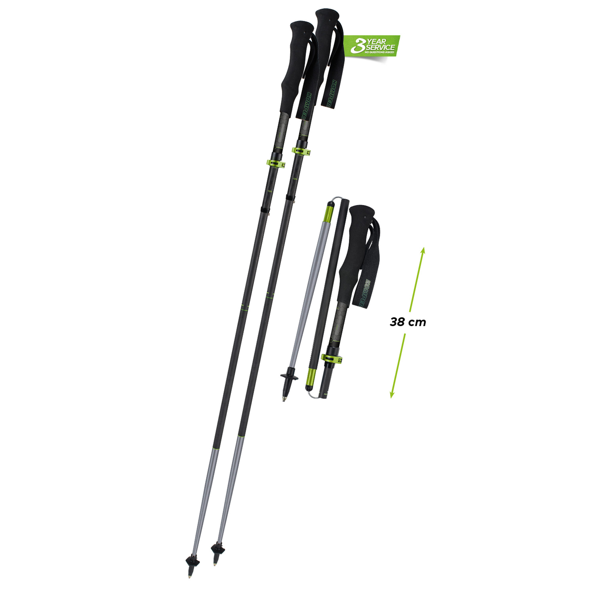 Trailstick Carbon C4 Vario Rocksleeve
