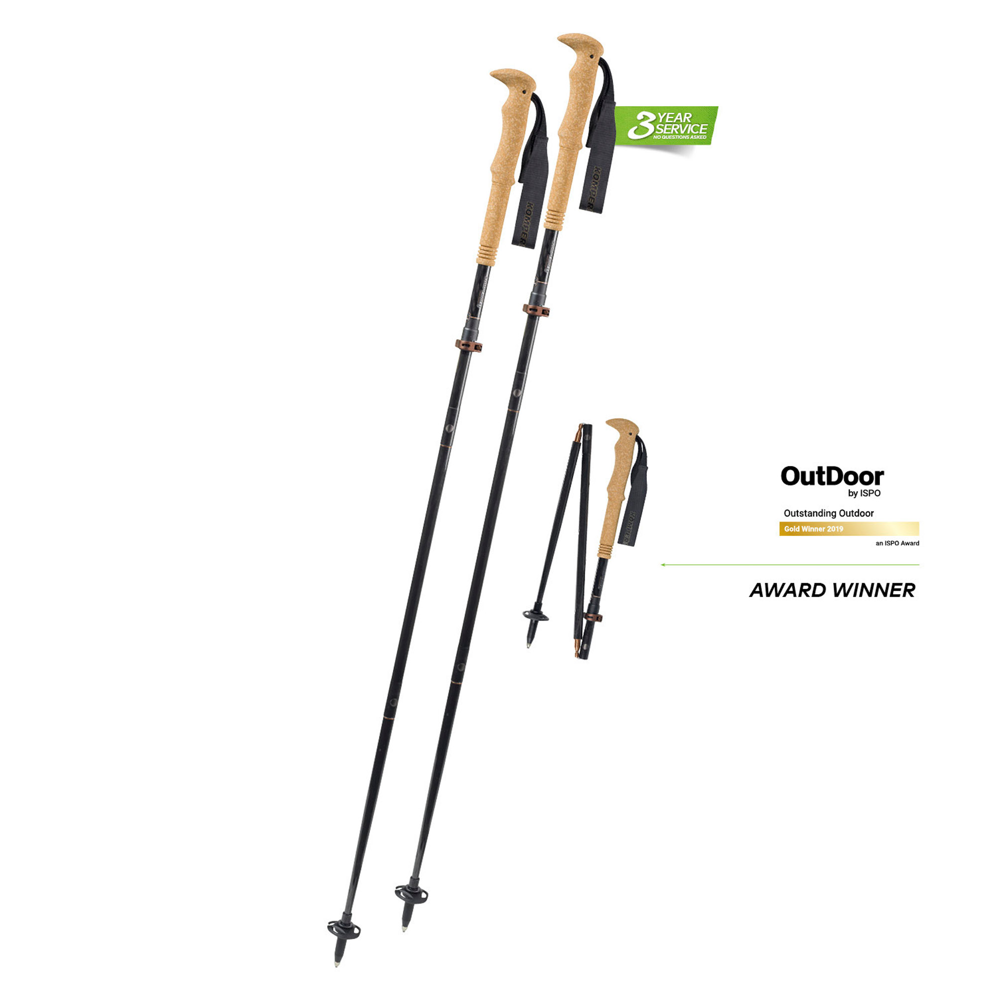 Buy Hiking Poles & Trekking Sticks for Men & Women - Komperdell